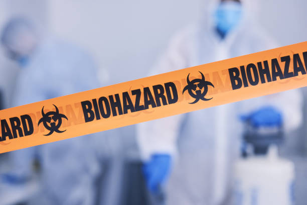 Professional Biohazard Cleanup technician working in Gresham, WI